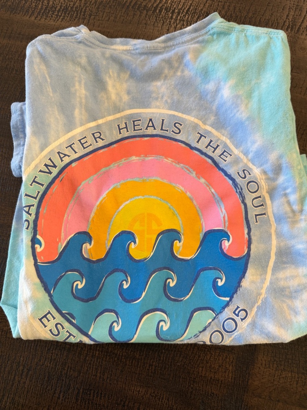 Simply Southern Tie-Dye Turtle, Sunset Wave & Patriotic Dog Graphic Tees - Picture 4 of 5